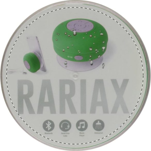 Rariax splashproof bluetooth speaker