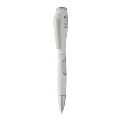 Senter ballpoint pen with flashlight