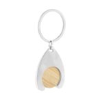 Zoinc trolley coin keyring