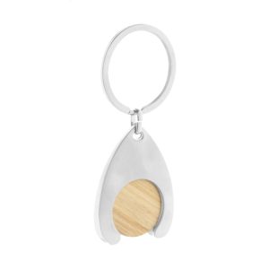 Zoinc trolley coin keyring