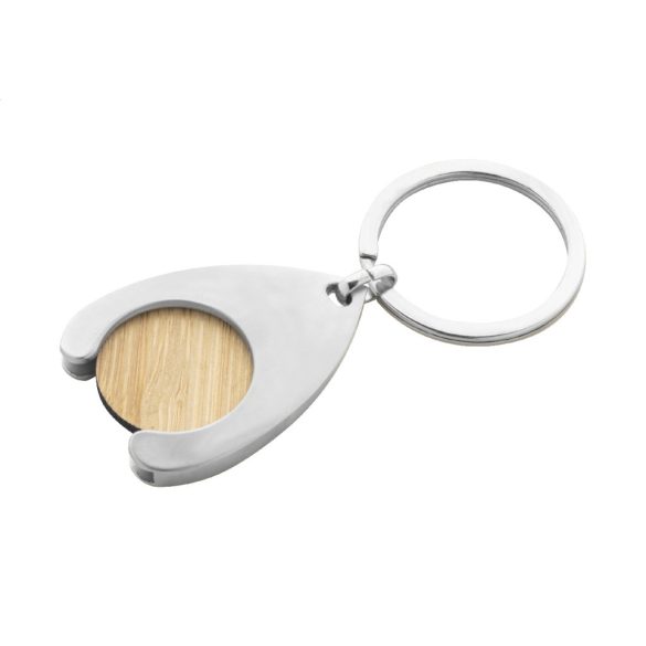 Zoinc trolley coin keyring