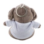 DogFob plush dog keyring