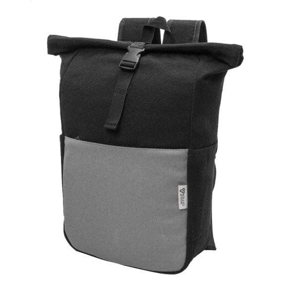 Blakkan Back recycled canvas backpack