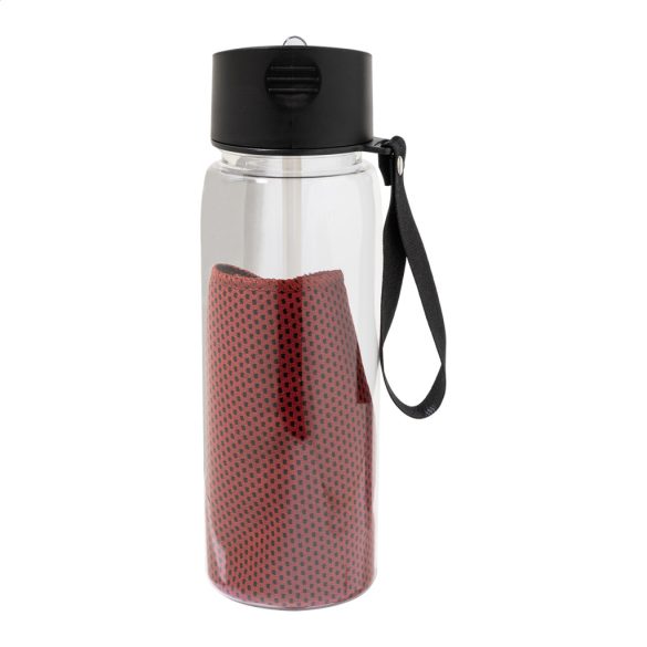 Fitmax RPET sport bottle with towel