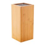 Santoku bamboo knife block