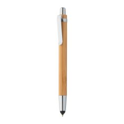 Tashania Black bamboo touch ballpoint pen