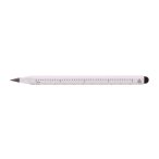 Ruloid inkless pen with ruler