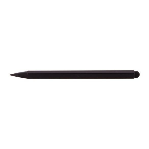 Ruloid inkless pen with ruler