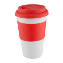 Soft Touch mug with silicone