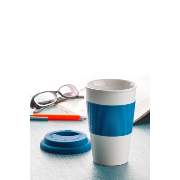 Soft Touch mug with silicone