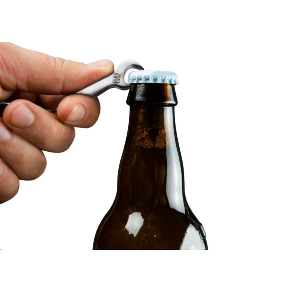 Spanner bottle opener keyring