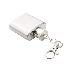 Norge keyring with flask