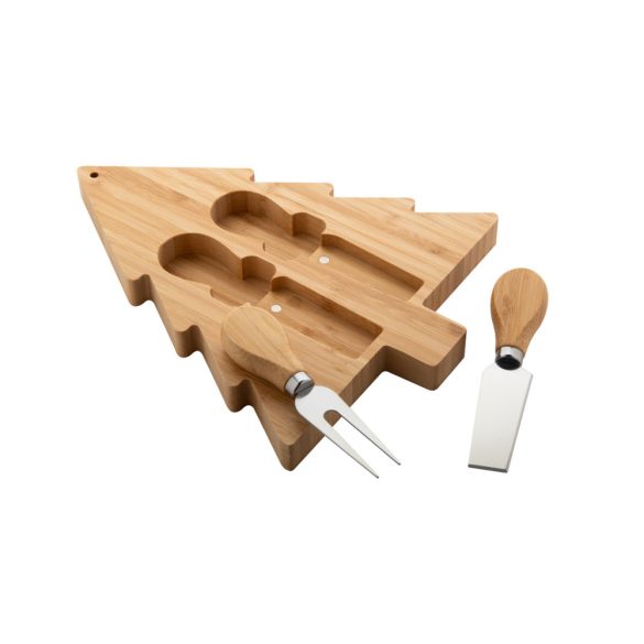 Jarlsberg Christmas cheese knife set