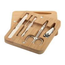 Manoky bamboo manicure set