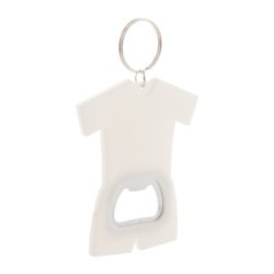 Soccer bottle opener keyring