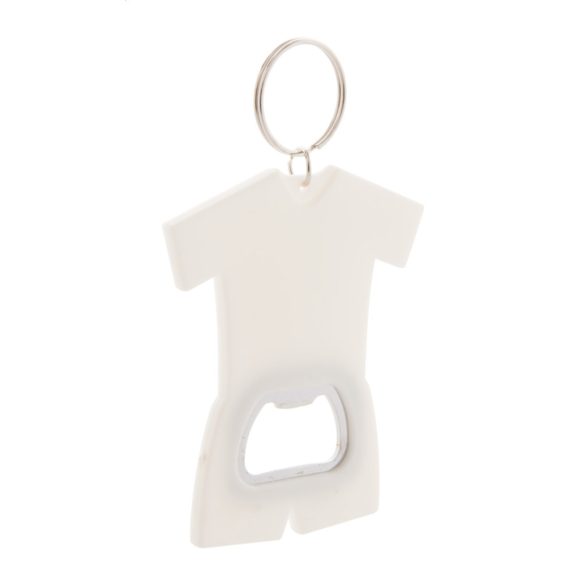 Soccer bottle opener keyring