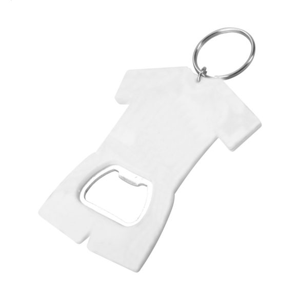 Soccer bottle opener keyring