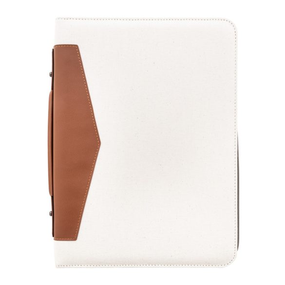 Carbasa Zip recycled canvas document folder