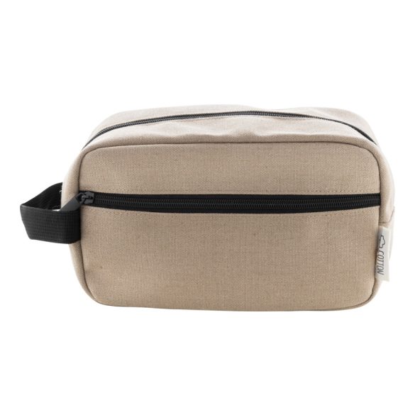 Rebyss Beauty recycled canvas cosmetic bag