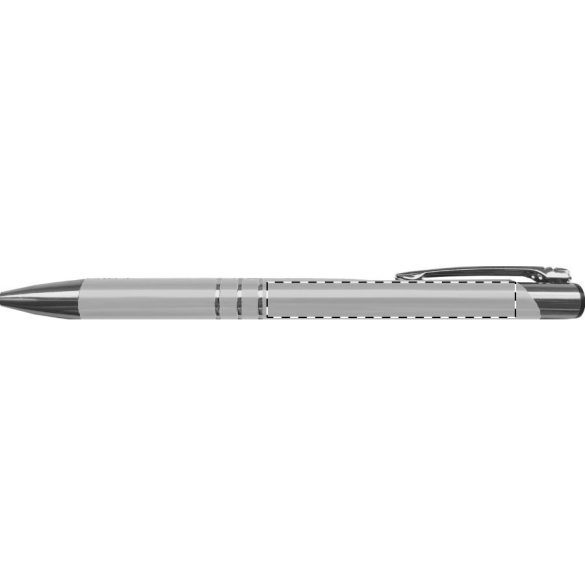 Channel Black ballpoint pen