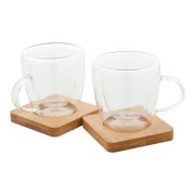 Mocaboo glass espresso cup set