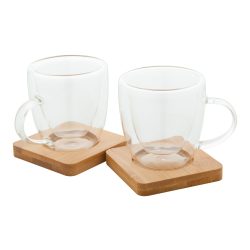 Mocaboo glass espresso cup set
