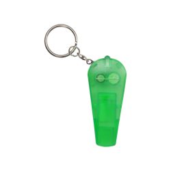 Coach keyring with whistle