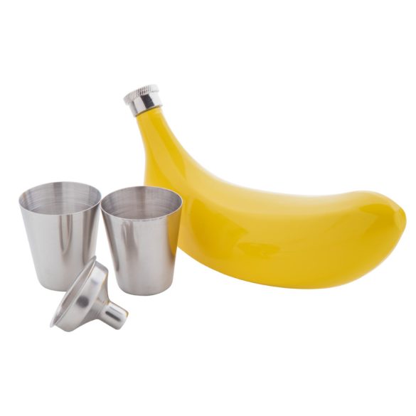 Platano hip flask set