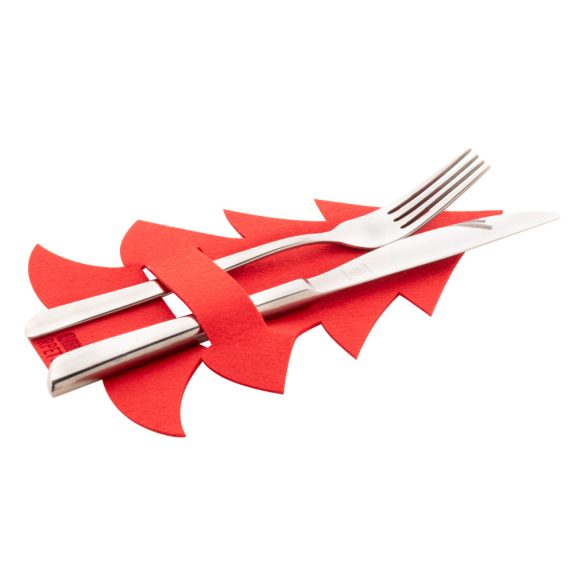 Tonsvik RPET Christmas cutlery holder set