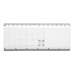 Slidy puzzle ruler