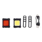 Cobik rechargeable bicycle light set