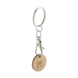 Boomarket trolley coin keyring