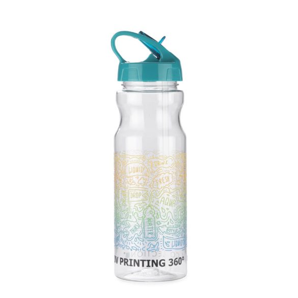 Water bottle with straw TRANCE 700 ml