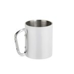 Recycled stainless steel mug VIVO 250 ml