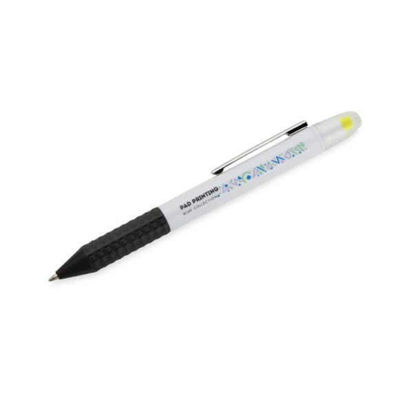 Ballpoint pen with highlighter FLUO