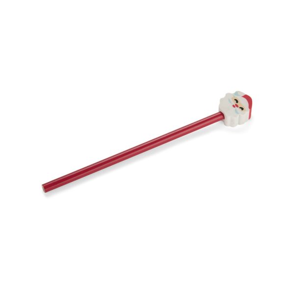 Pencil with eraser CHRISTMAS - Santa Claus