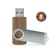 USB flash drive TWISTER WALNUT 8 GB