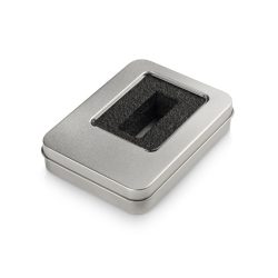 Large tin box for smaller USB flash drives (with inset)