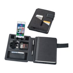 Folder with powerbank Leno