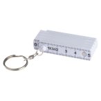 Keyring with ruler