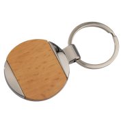 Metal-Wooden key ring Langhaus