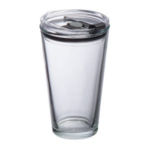 Glass mug with lid Wattenschei