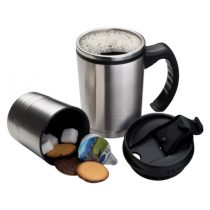 2-in-1 metal thermo mug Hadley