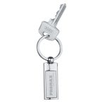 Slender metal key ring Slim