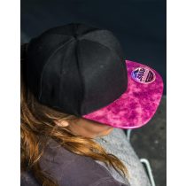 Bronx Glitter Flat Peak Snapback Cap 