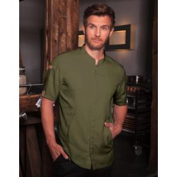 Short-Sleeve Chef Jacket Green-Generation