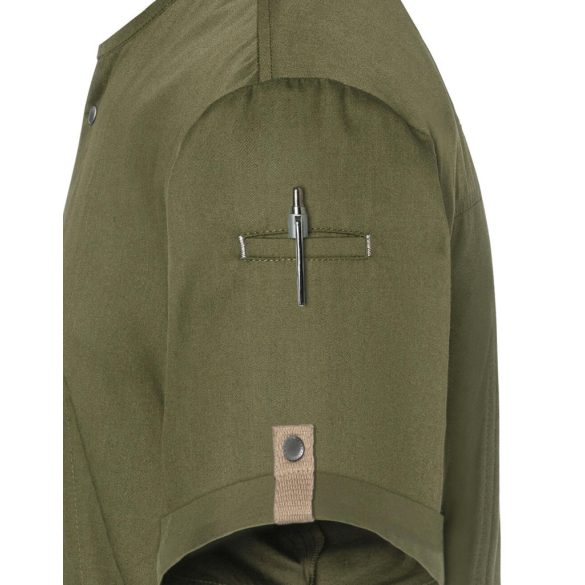 Short-Sleeve Chef Jacket Green-Generation