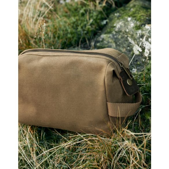 Heritage Waxed Canvas Wash Bag