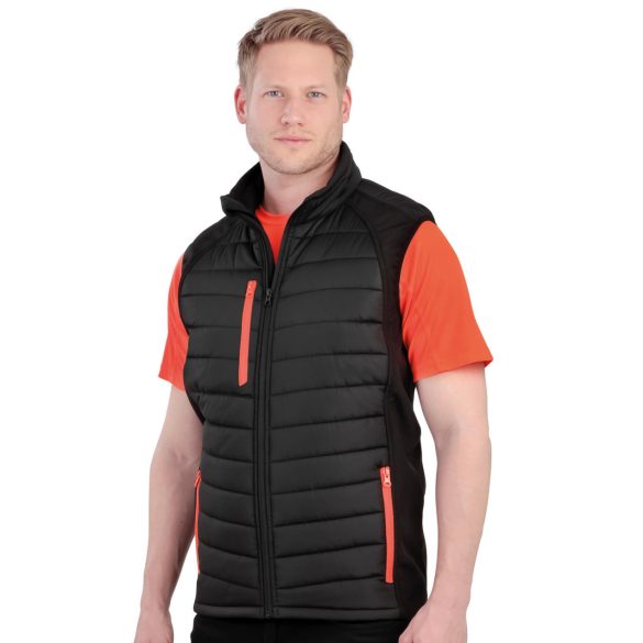 Black Compass Padded Softshell Gilet