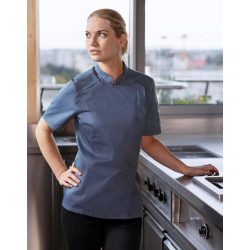 Short-Sleeve Ladies' Chef Jacket Modern-Look